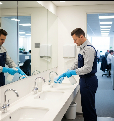 3. Entretien quotidien des sanitaires dans les bureaux